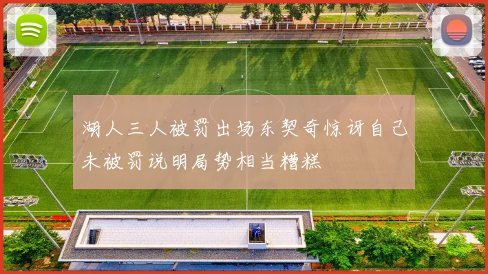 湖人三人被罚出场东契奇惊讶自己未被罚说明局势相当糟糕